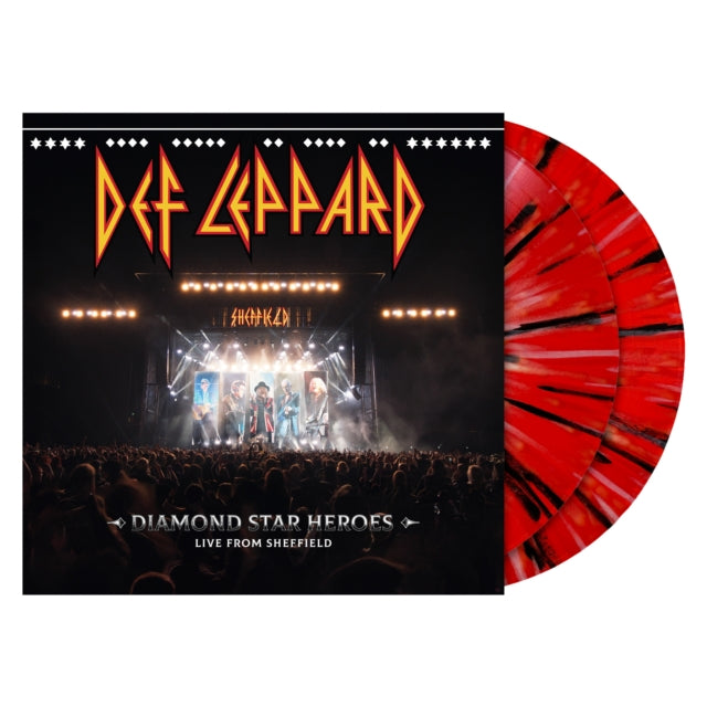 DEF LEPPARD 'DIAMOND STAR HEROES: LIVE FROM SHEFFIELD' 2LP (Limited, Multicolor Splatter Vinyl)