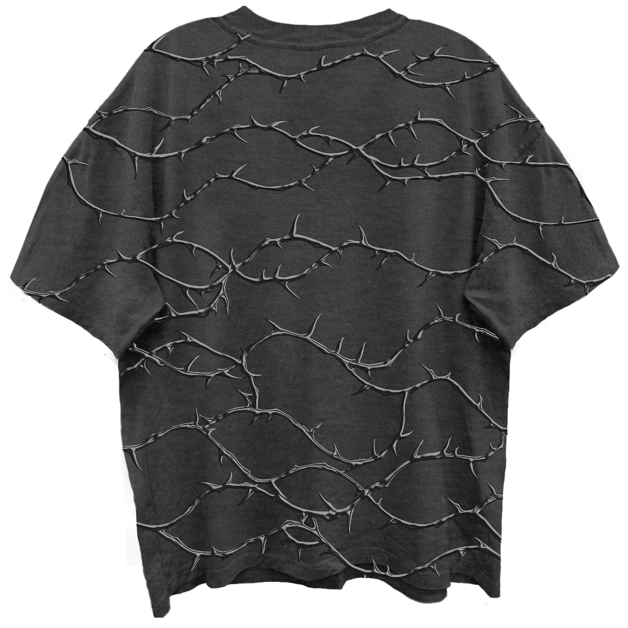GUNS N ROSES SKULL ROSES FRONT/BCK VINTAGE BLACK ENZYME WASH GIANT VINTAGE T-SHIRT