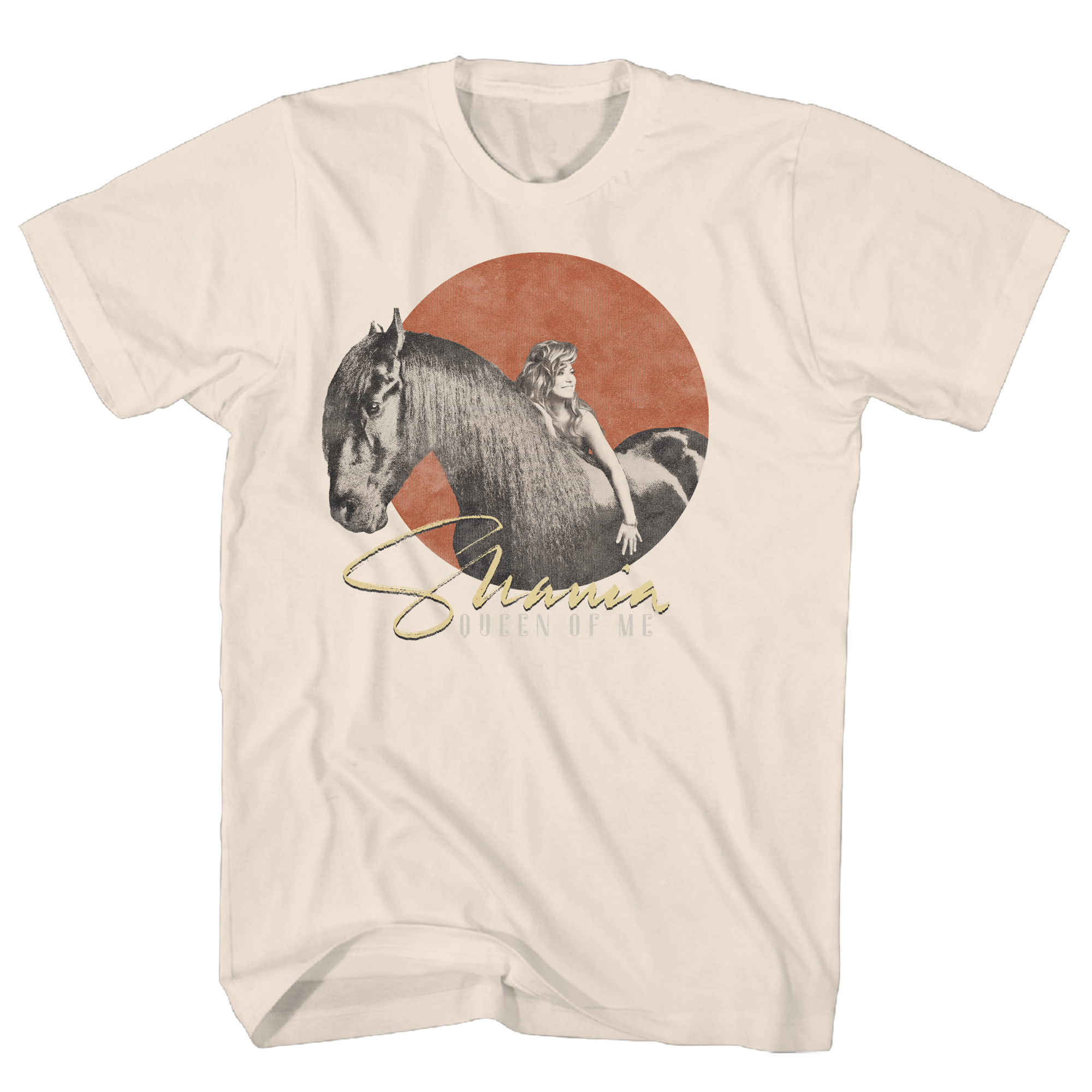 SHANIA TWAIN TAN HORSE SHANIA T-SHIRT