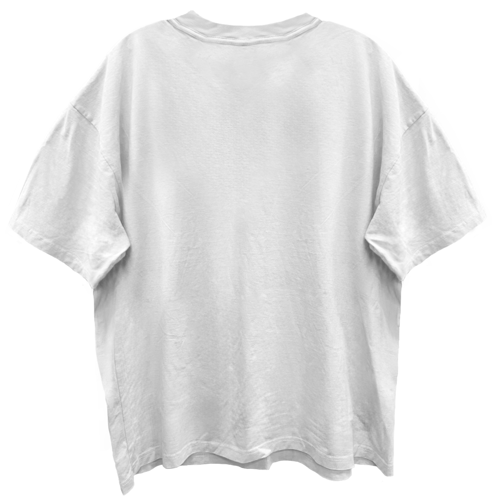 DEF LEPPARD BRITISH FLAG LOGO BLANC WHITE ENZYME WASH GIANT VINTAGE T-SHIRT