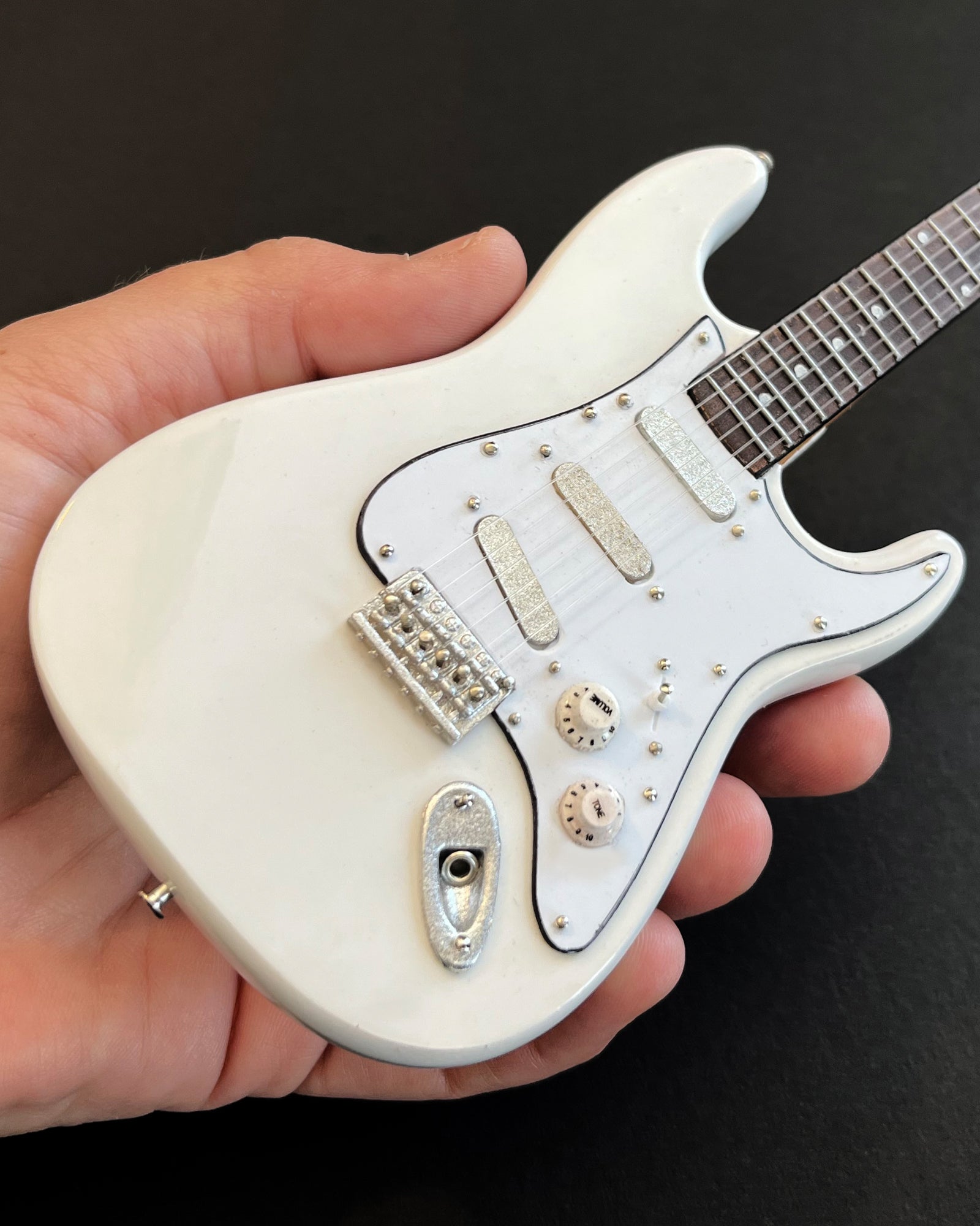 STEVIE RAY VAUGHAN SIGNATURE CHARLEY'S MINIATURE GUITAR REPLICA