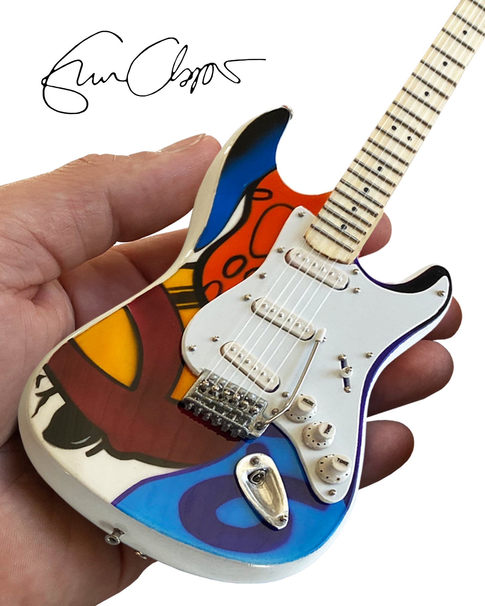ERIC CLAPTON CRASH 2 TRIBUTE MINI GUITAR REPLICA - OFFICIALLY LICENSED FENDER®