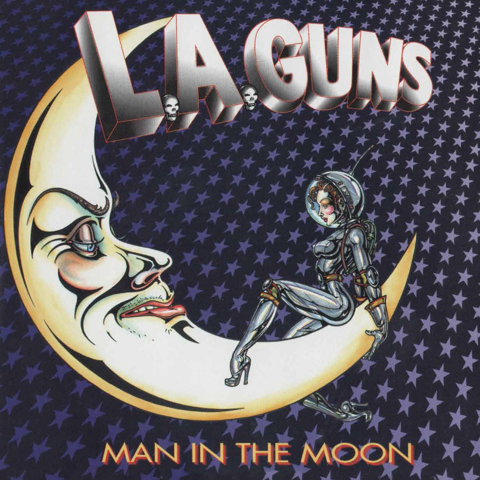 L.A. GUNS 'MAN IN THE MOON' LP (Cobalt Blue Vinyl)