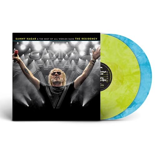 SAMMY HAGAR 'SAMMY HAGAR & THE BEST OF ALL WORLDS BAND - THE RESIDENCY' 2LP (Amplified Lime/Reverb Blue Vinyl)