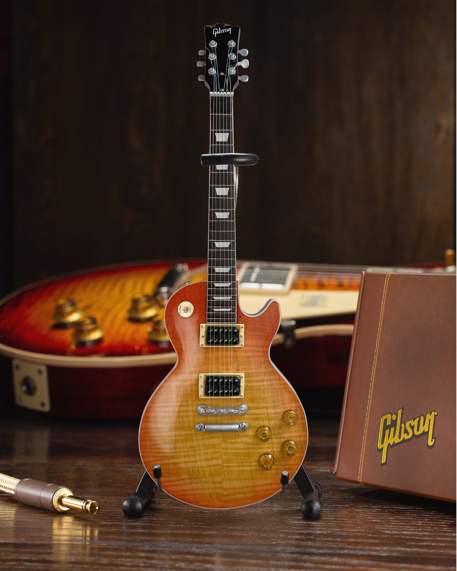 DUANE ALLMAN 1959 GIBSON LES PAUL CHERRY SUNBURST MINIATURE GUITAR MODEL