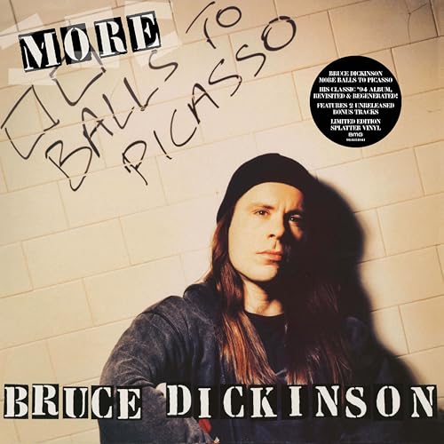 BRUCE DICKINSON 'MORE BALLS TO PICASSO' 2LP (Limited, Multicolor Splatter Vinyl)