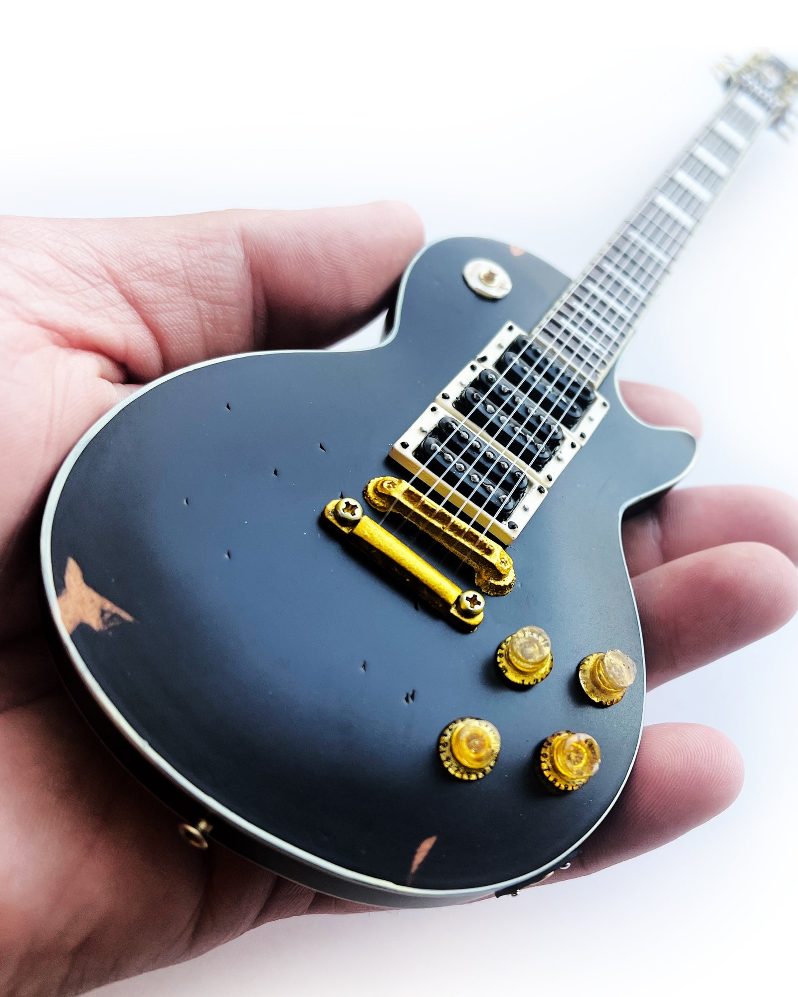 PETER FRAMPTON "PHENIX" GIBSON LES PAUL CUSTOM MINI GUITAR MODEL