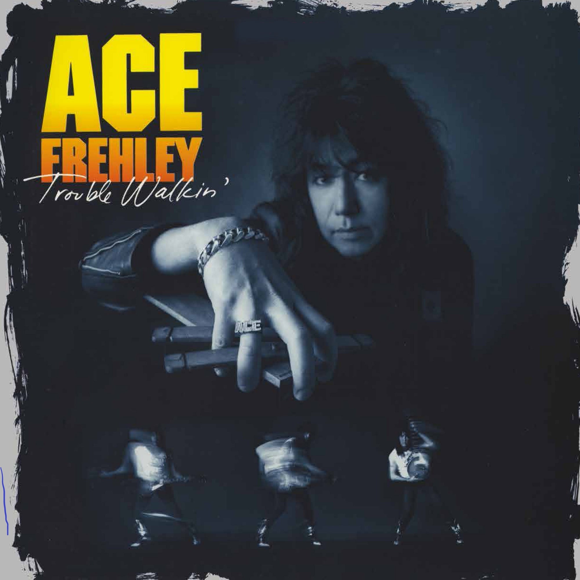 ACE FREHLEY 'TROUBLE WALKIN'' LP (Limited, Metallic Blue Vinyl)