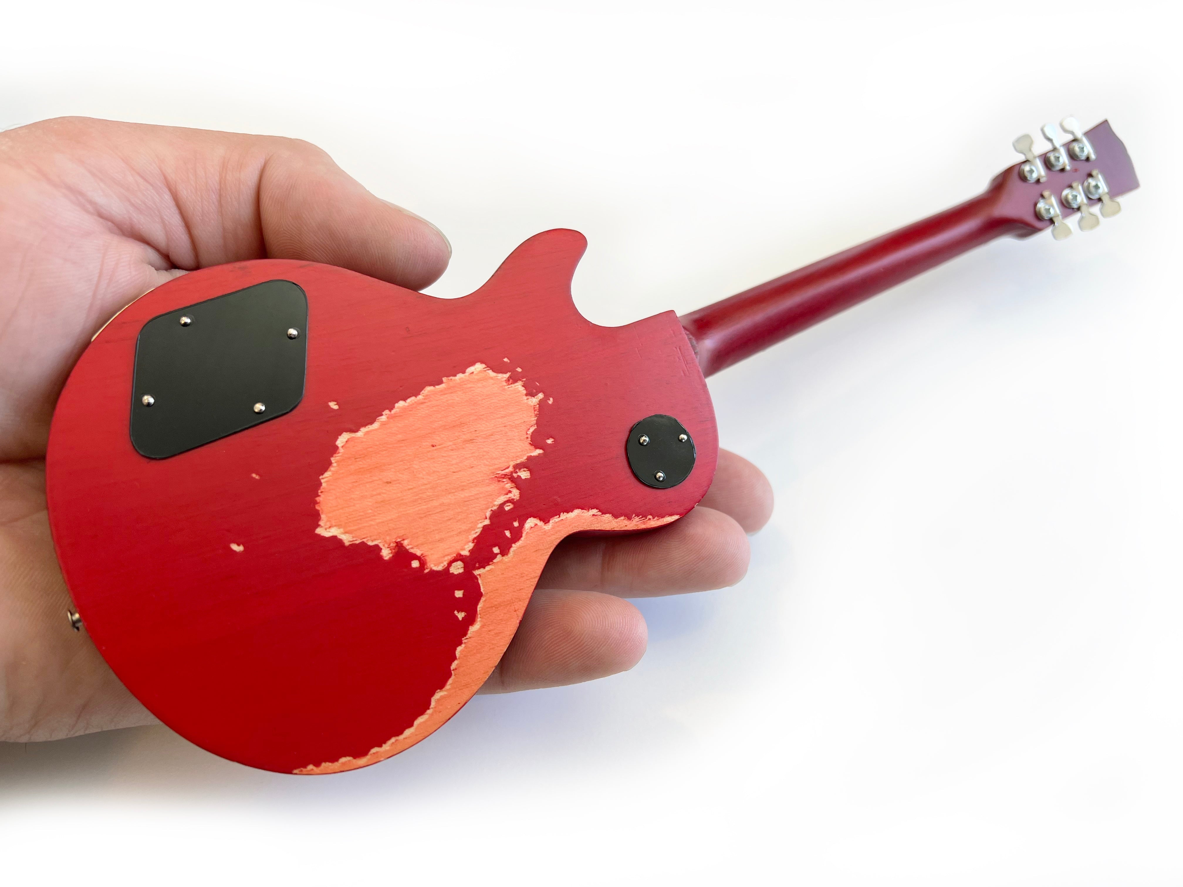 DUANE ALLMAN 1959 GIBSON LES PAUL CHERRY SUNBURST MINIATURE GUITAR MODEL