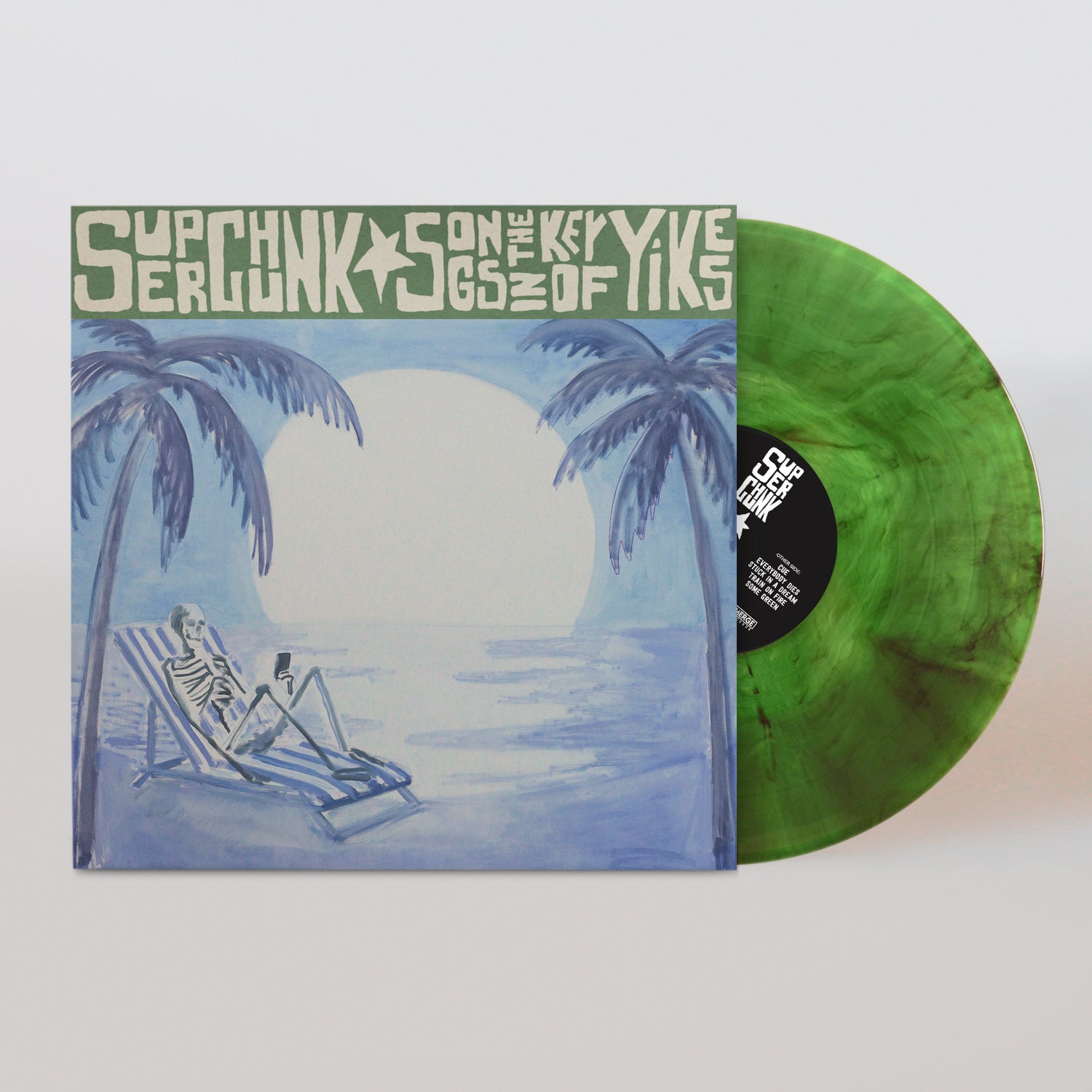 SUPERCHUNK ‘SONGS IN THE KEY OF YIKES’ LP (Alternate Cover Edition – Only 500 Made, Green Smoke Vinyl)