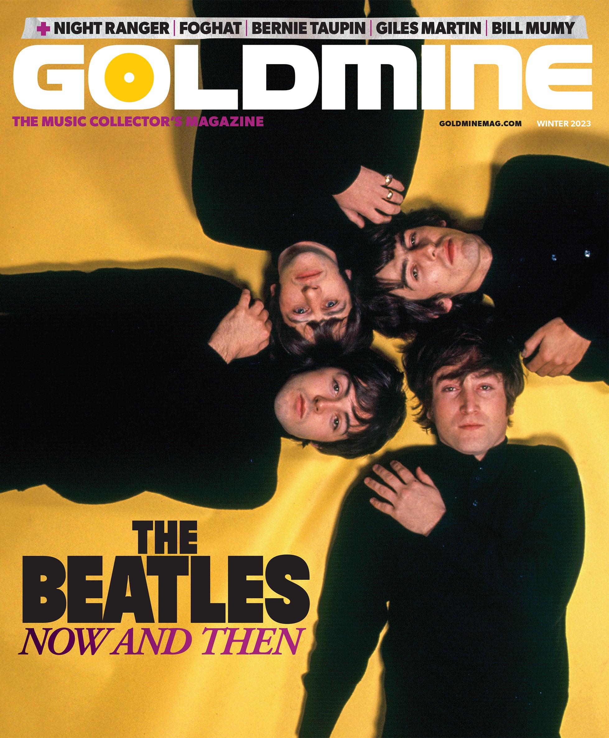 GOLDMINE MAGAZINE: THE BEATLES NOW AND THEN COVER EDITION