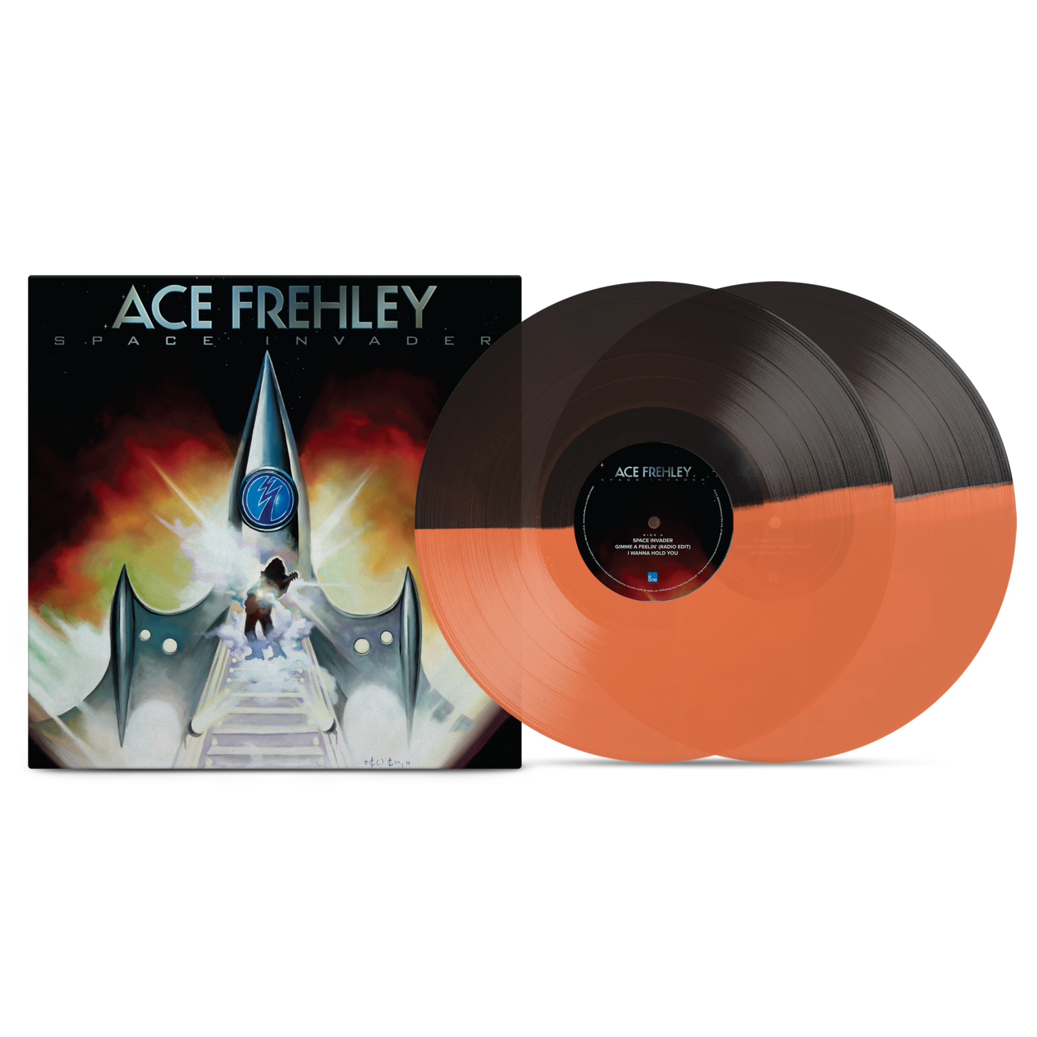 ACE FREHLEY 'SPACE INVADER' 2LP (HALF AND HALF VINYL)