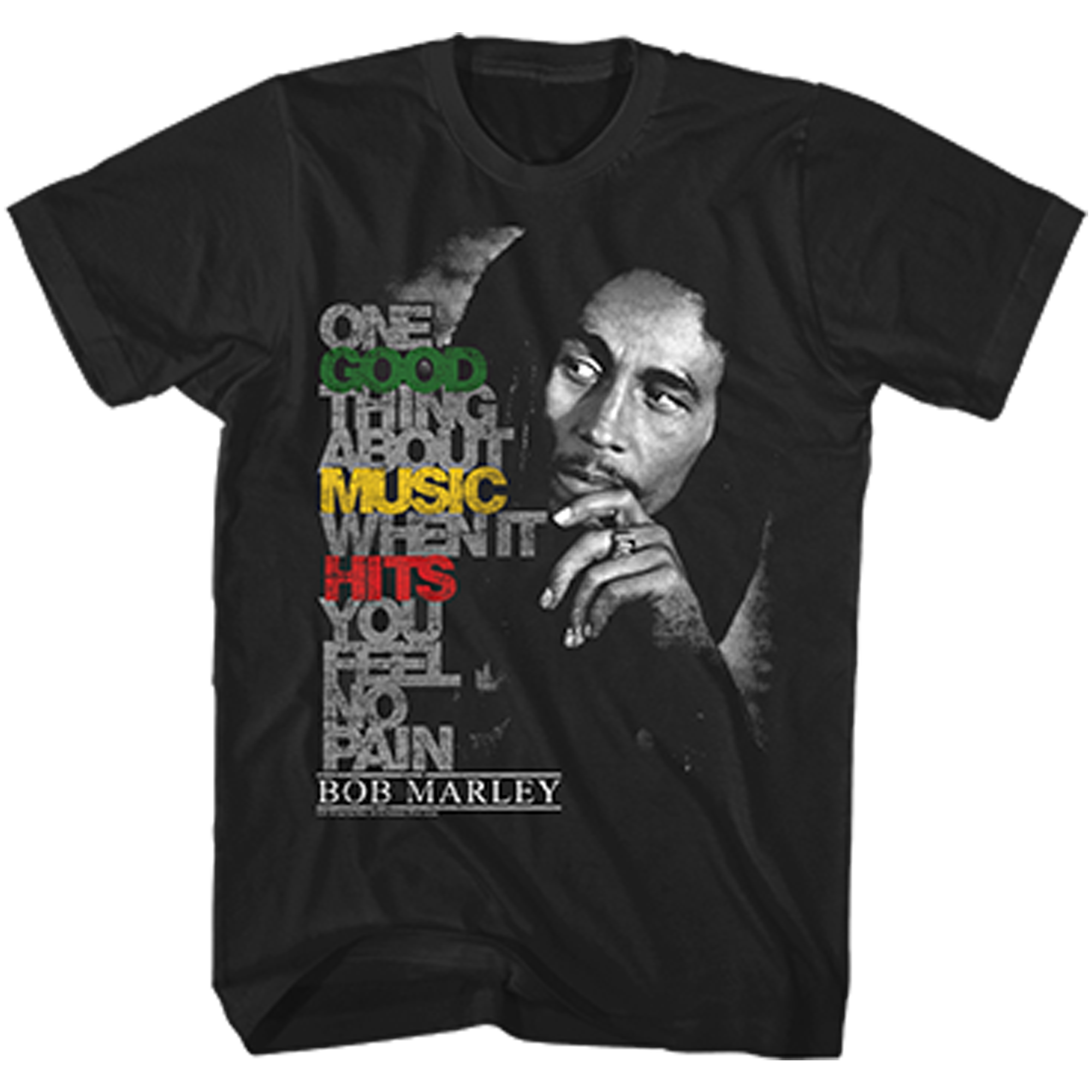 BOB MARLEY GOOD MUSIC HITS T-SHIRT