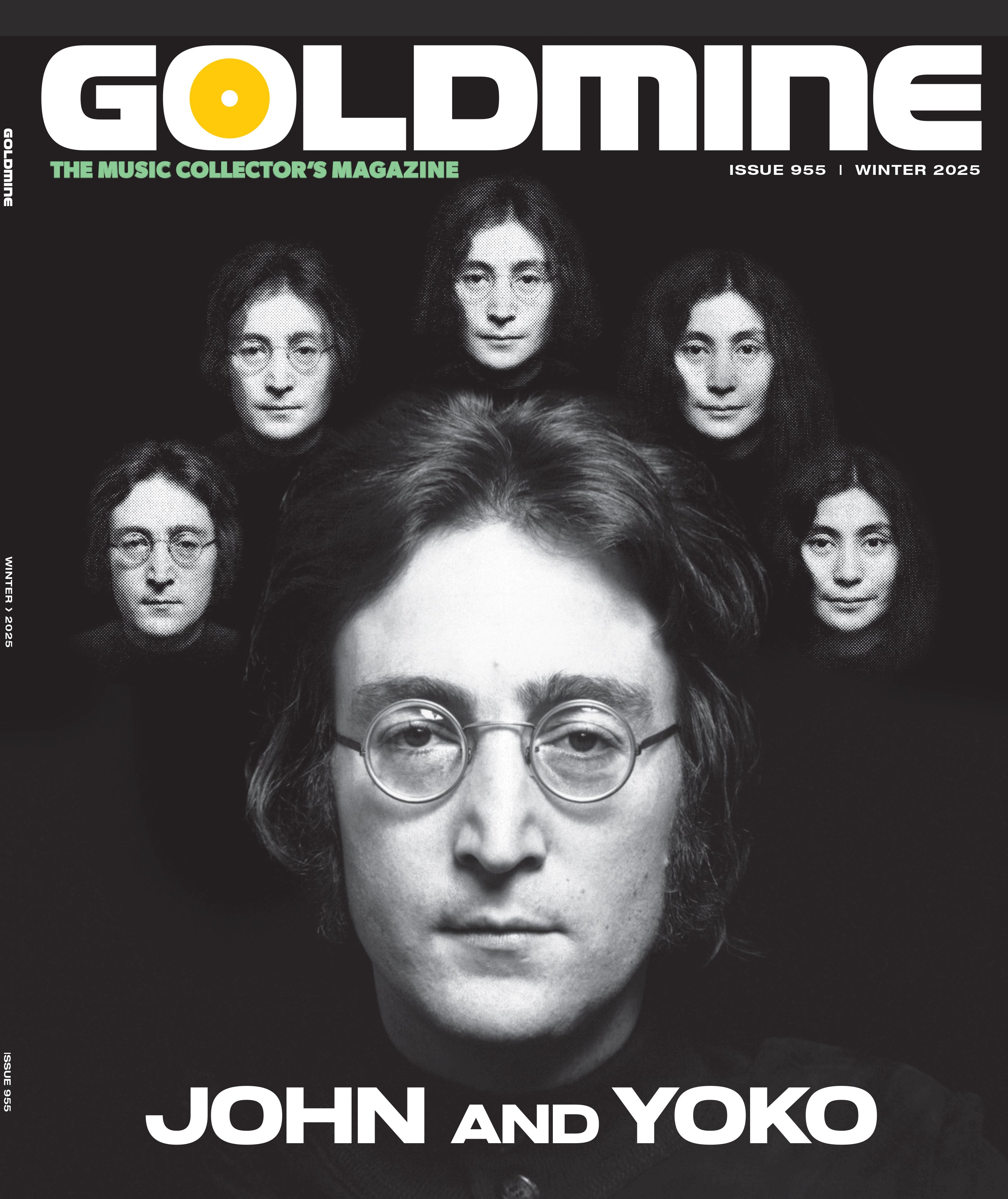 JOHN LENNON X GOLDMINE BUNDLE - GOLDMINE WINTER ISSUE W/ LIMITED EDITION POSTCARDS