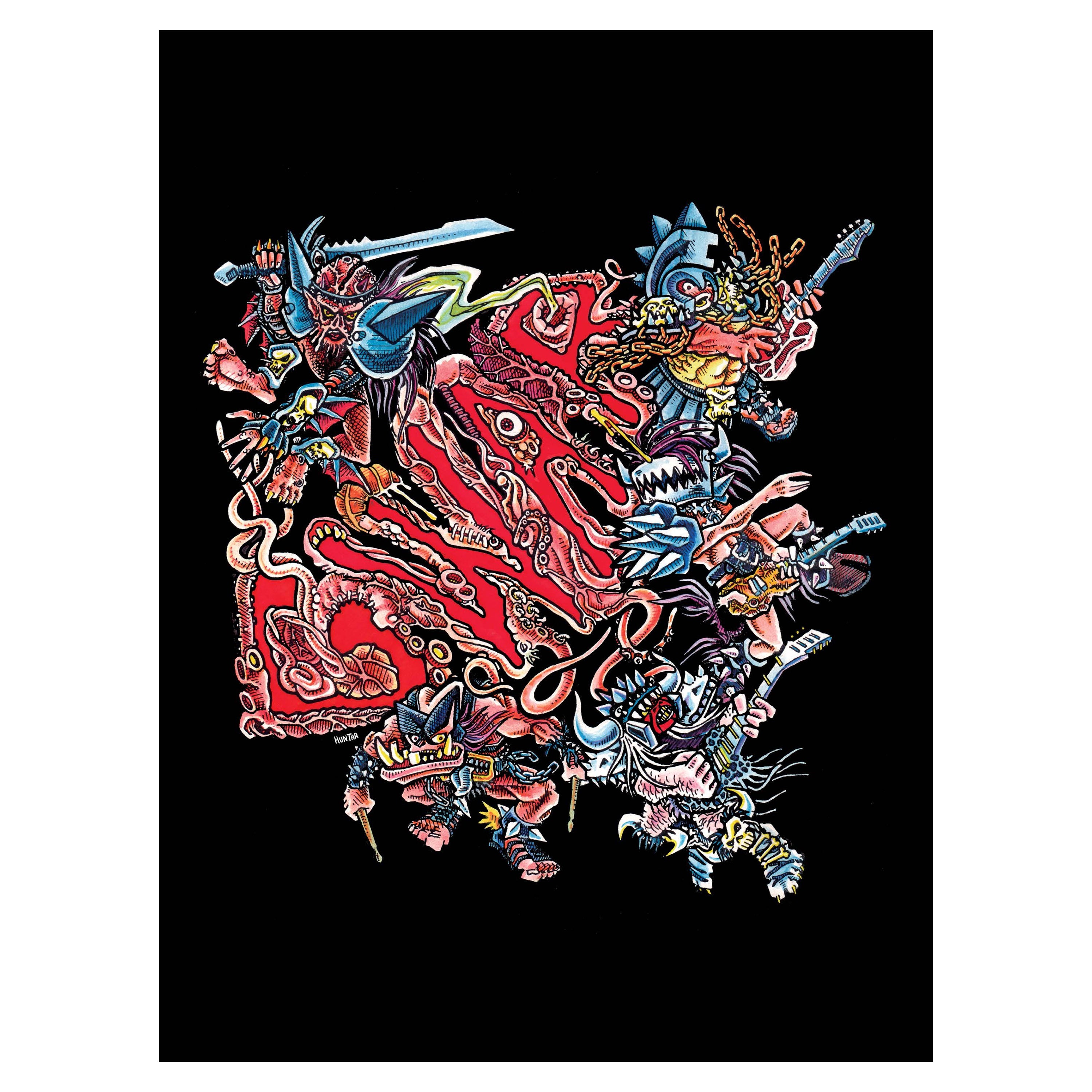 GWAR X BEYOND THE STREETS "GUTS" POSTER
