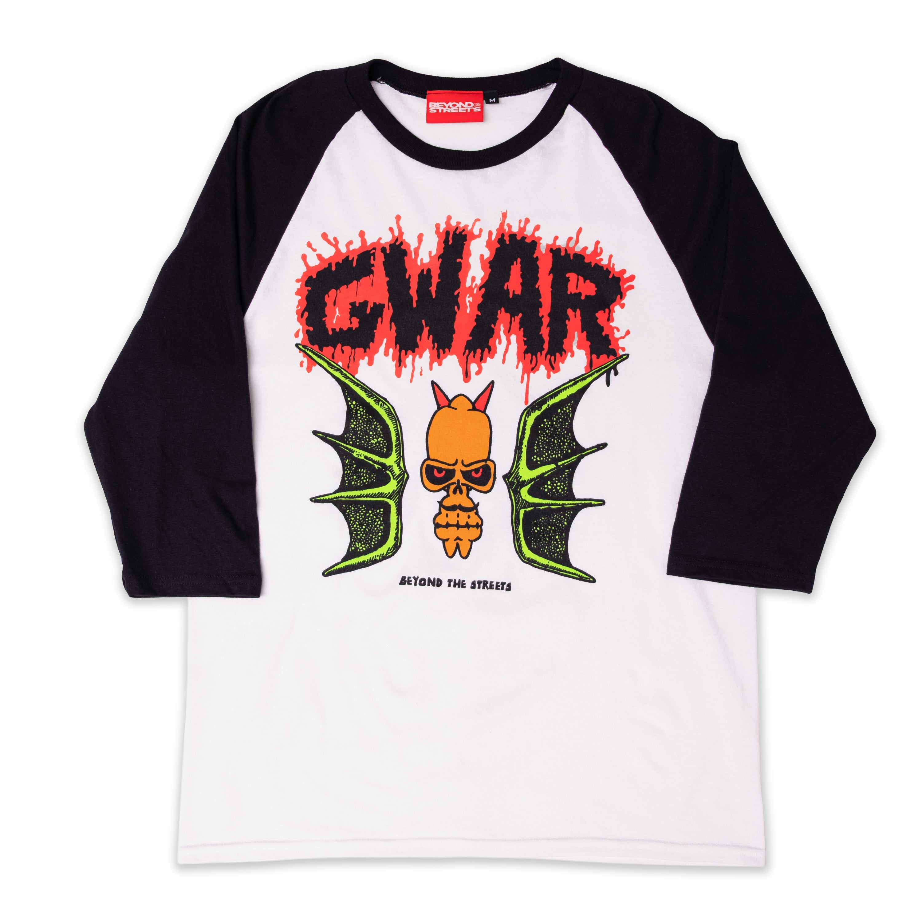 GWAR X BEYOND THE STREETS "GWAR FRENCHY 1987" RINGER RAGLAN T-SHIRT