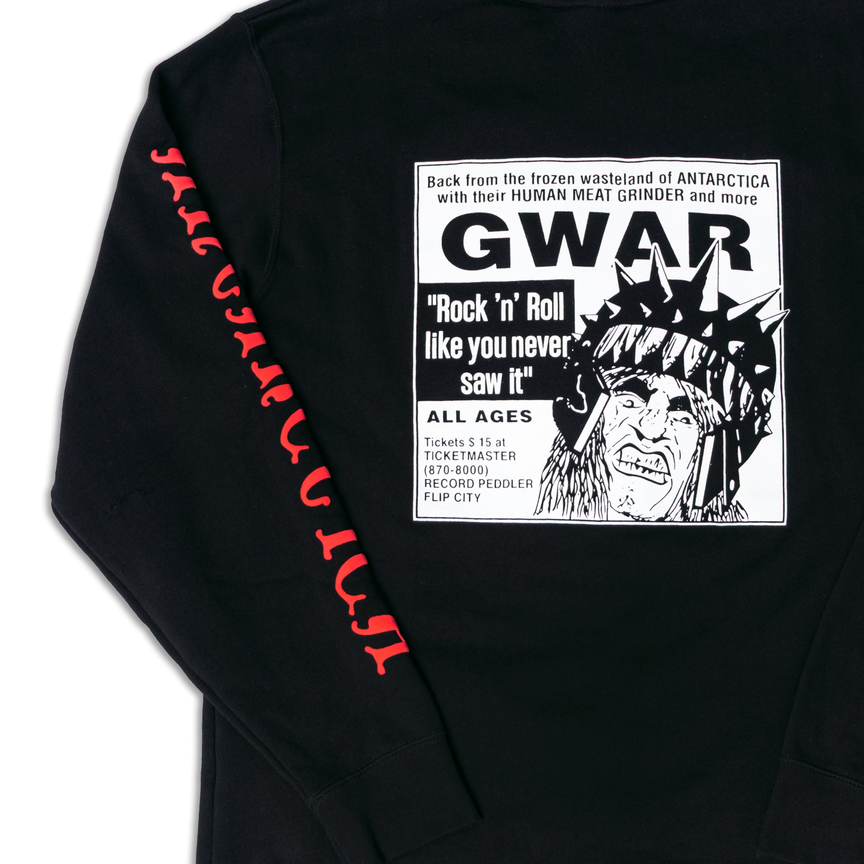 GWAR X BEYOND THE STREETS "ANTARCTICA" CREWNECK