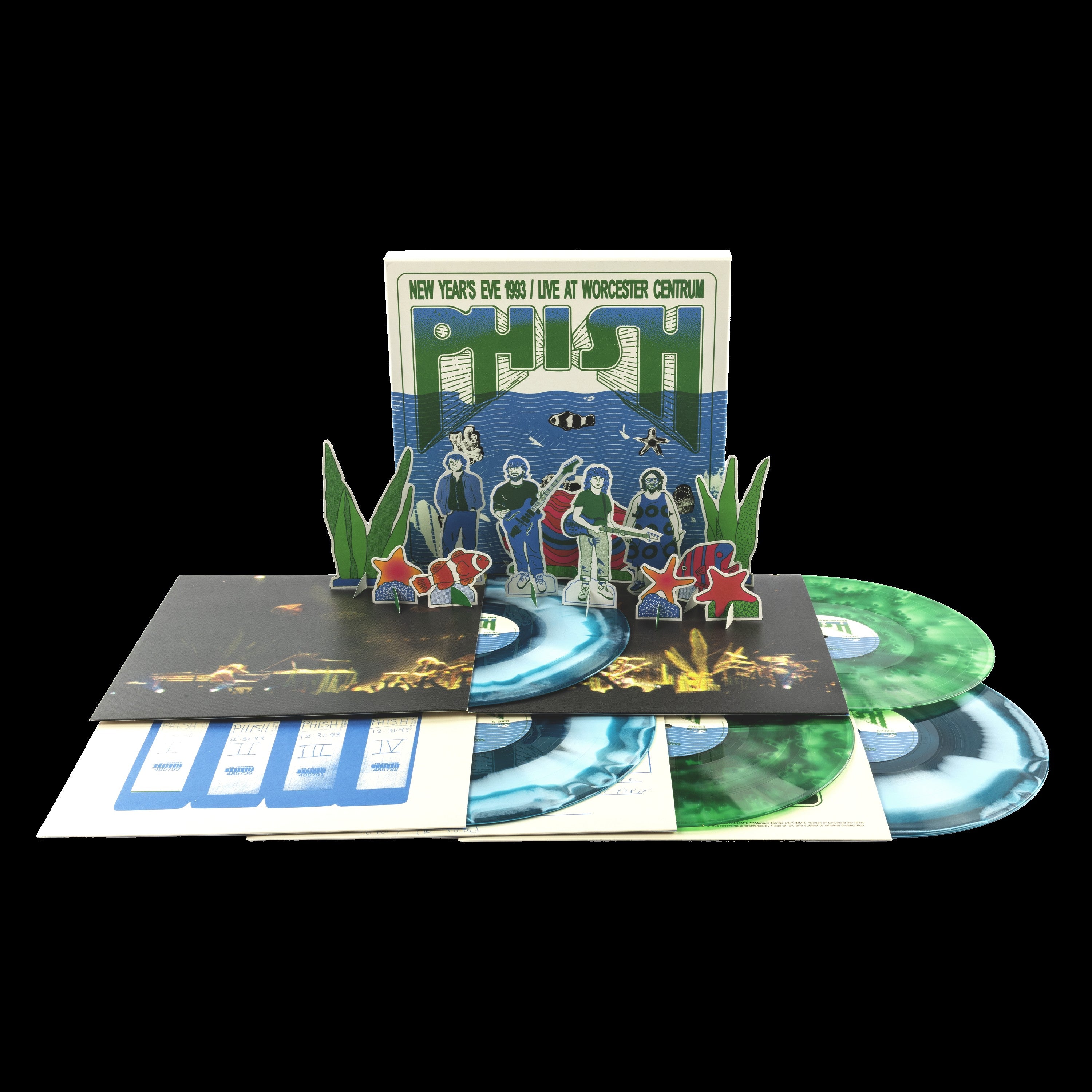 PHISH 'NEW YEAR'S EVE 1993, LIVE AT WORCESTER CENTRUM' (5LP Deluxe Box Set)