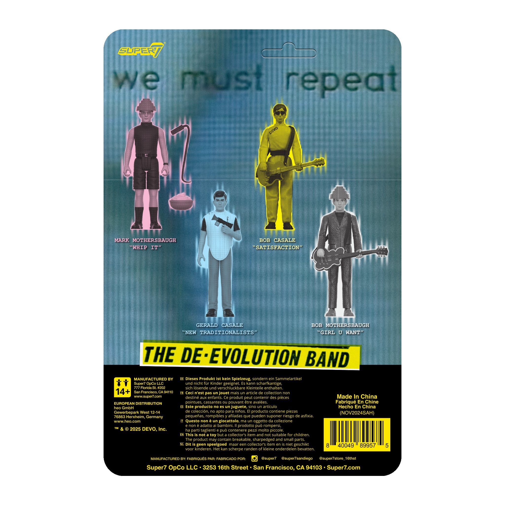 DEVO - BOOJI BOY - REACTION FIGURE WAVE 5