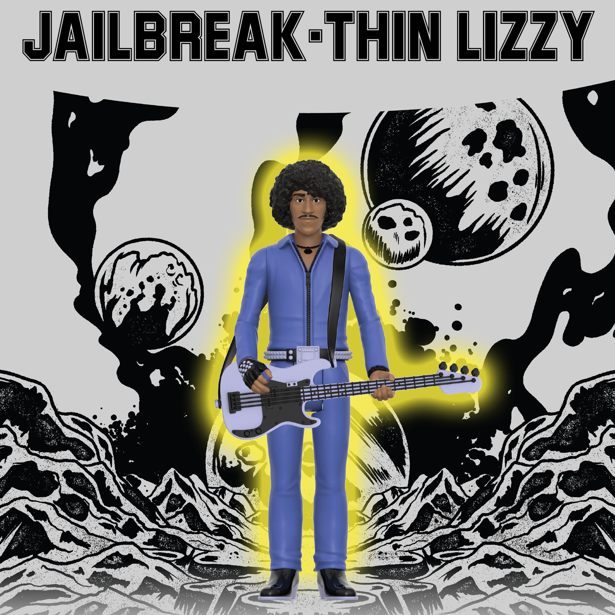 THIN LIZZY PHIL LYNOTT (JAILBREAK) REACTION FIGURE WAVE 2