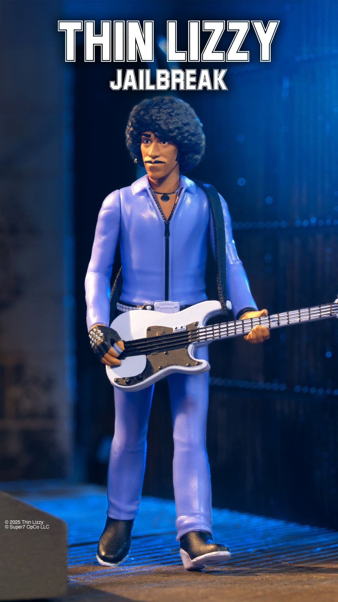 THIN LIZZY PHIL LYNOTT (JAILBREAK) REACTION FIGURE WAVE 2
