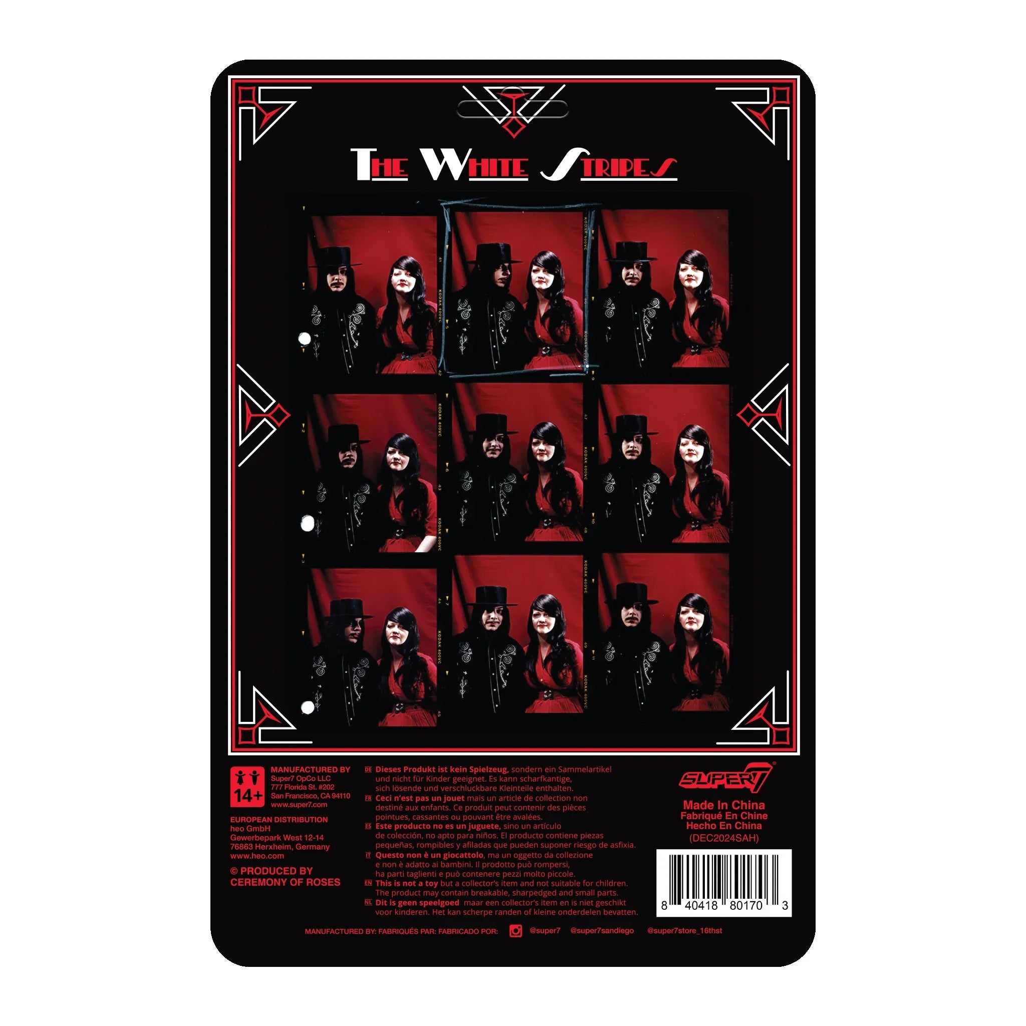 WHITE STRIPES 2-PACK REACTION FIGURES WAVE 1 (Get Behind Me Satan)