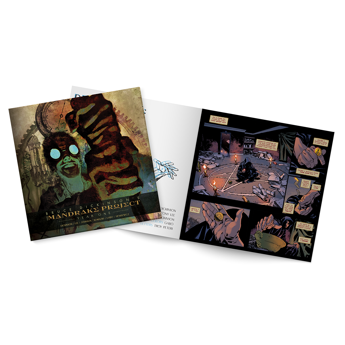 BRUCE DICKINSON 'THE MANDRAKE PROJECT: YEAR ONE' GRAPHIC NOVEL (Limited Edition Cover – Only 500 made)