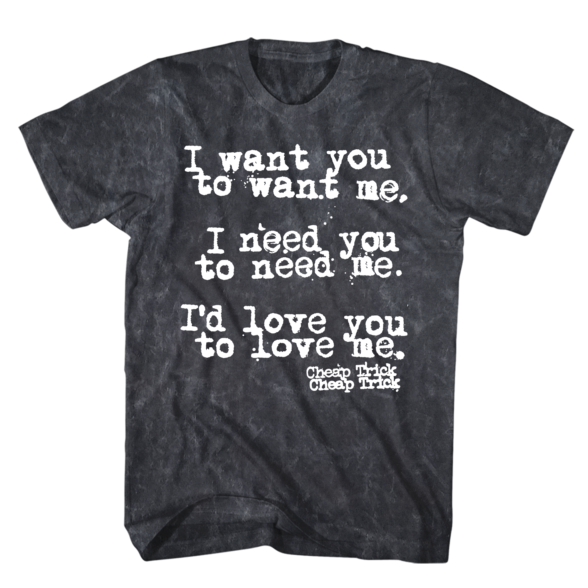 CHEAP TRICK MINERAL WASH I WANT YOU T-SHIRT