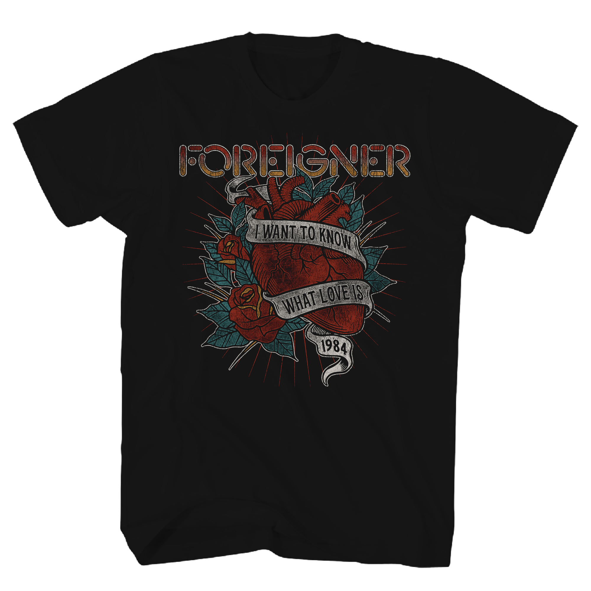 FOREIGNER 1984 WANT TO KNOW T-SHIRT