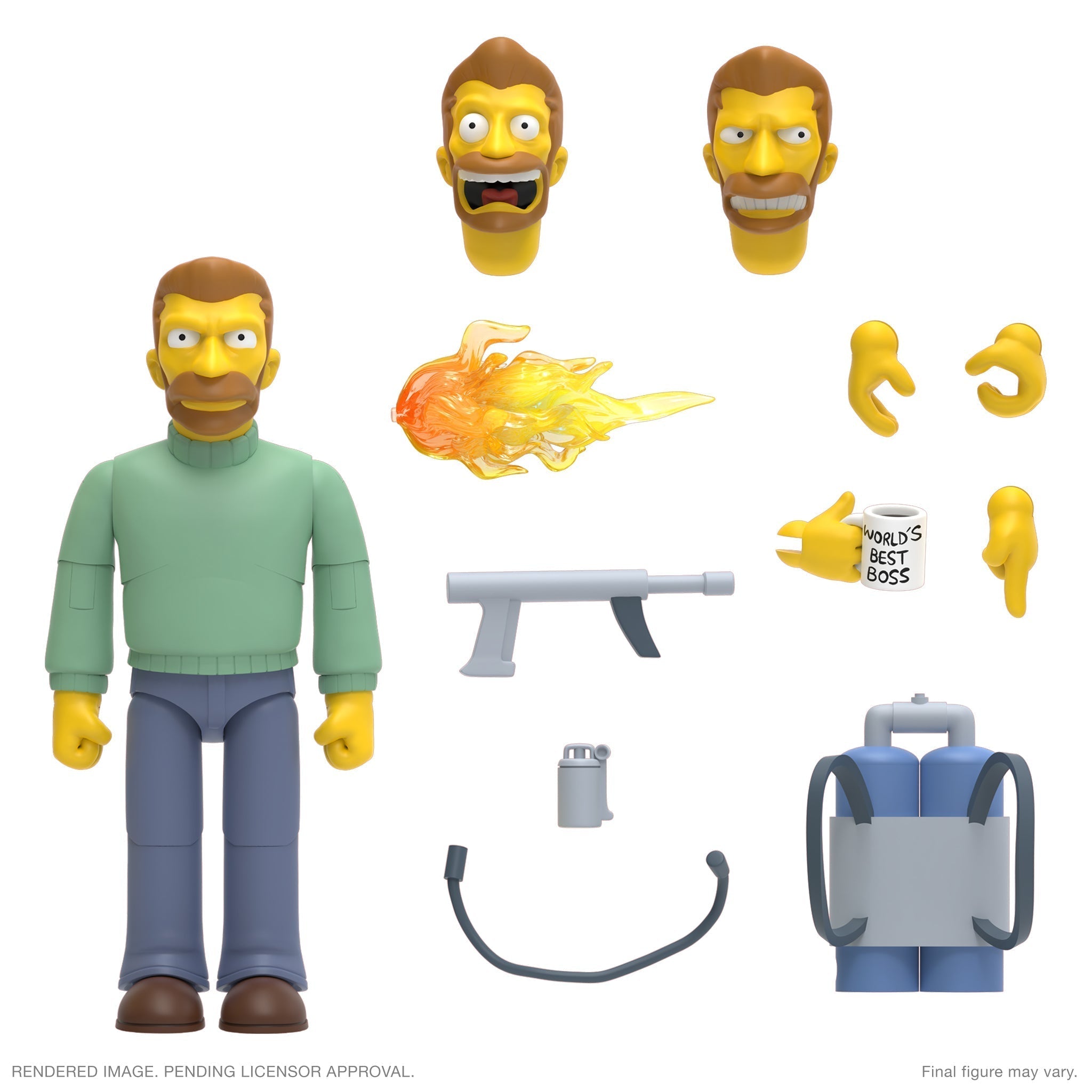 THE SIMPSONS ULTIMATES! WAVE 2 - HANK SCORPIO FIGURE