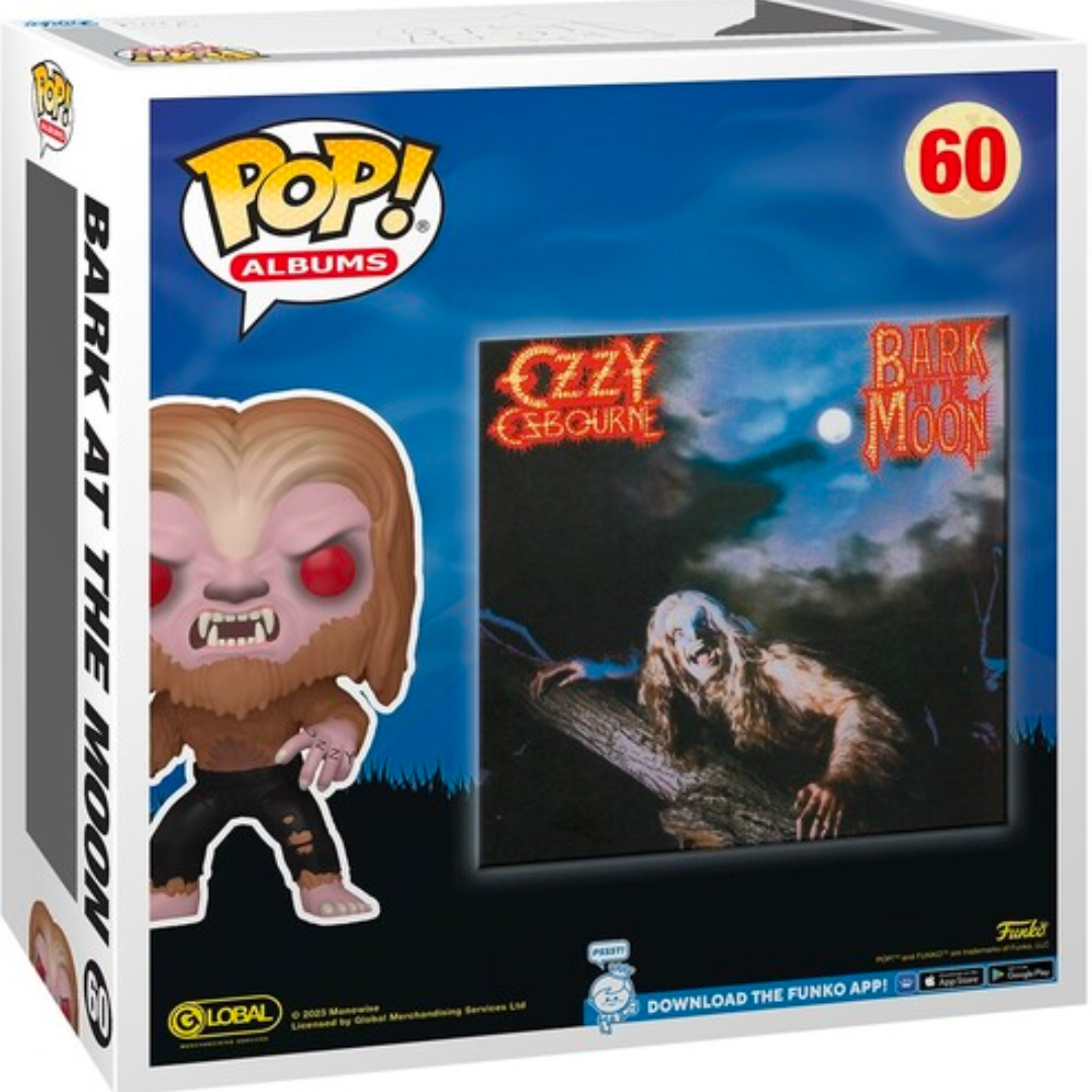 OZZY OSBOURNE BARK AT THE MOON FUNKO POP! ALBUMS FIGURE WITH CASE (Flocked)