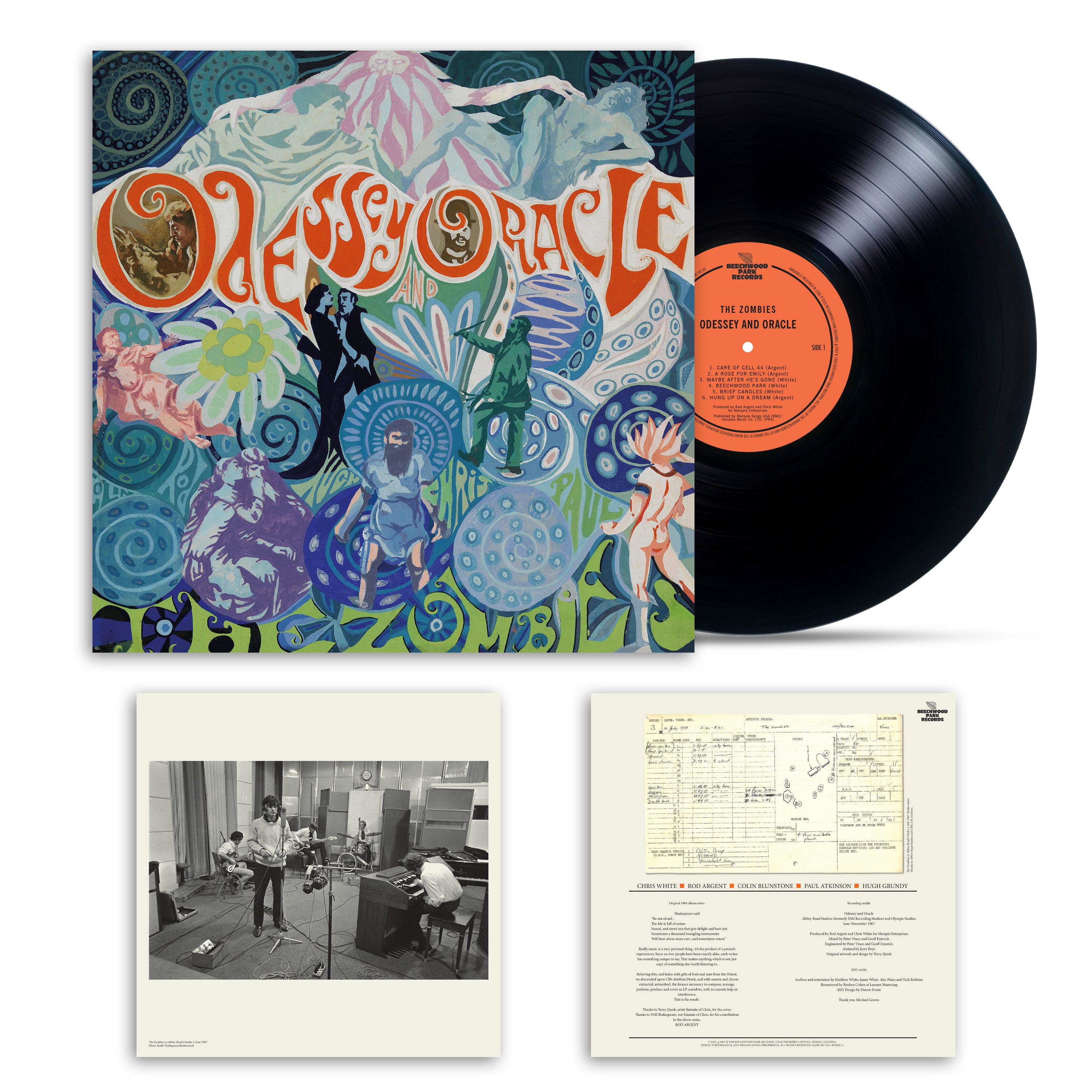 THE ZOMBIES 'ODESSEY & ORACLE' LP (Mono Remastered)