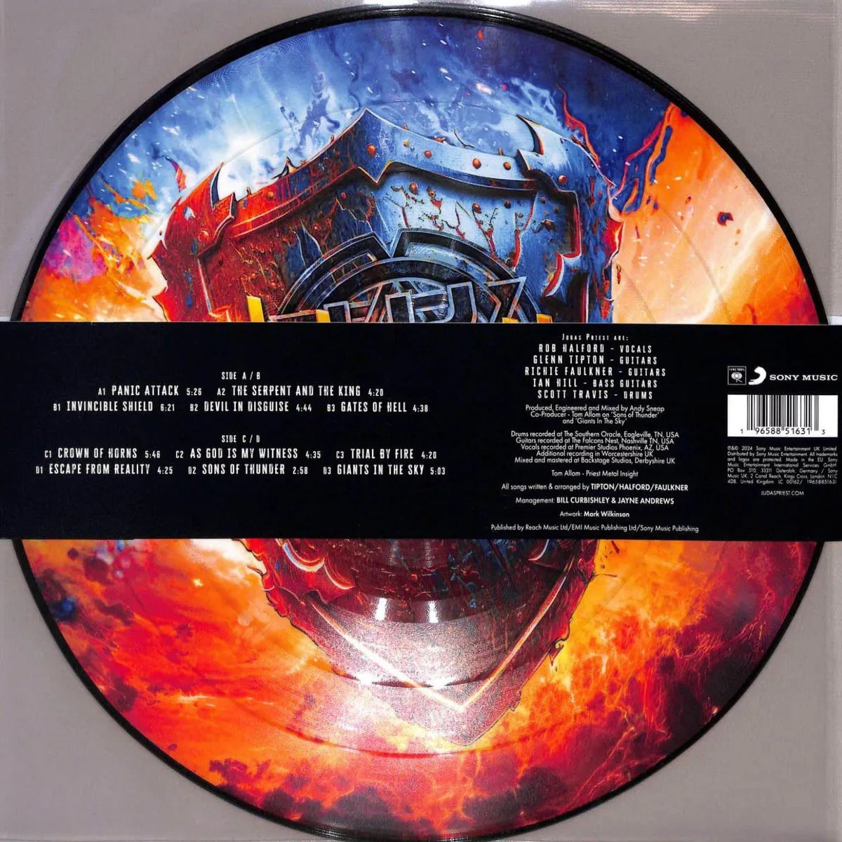 JUDAS PRIEST ‘INVINCIBLE SHIELD’ 2LP (Picture Disc Vinyl)