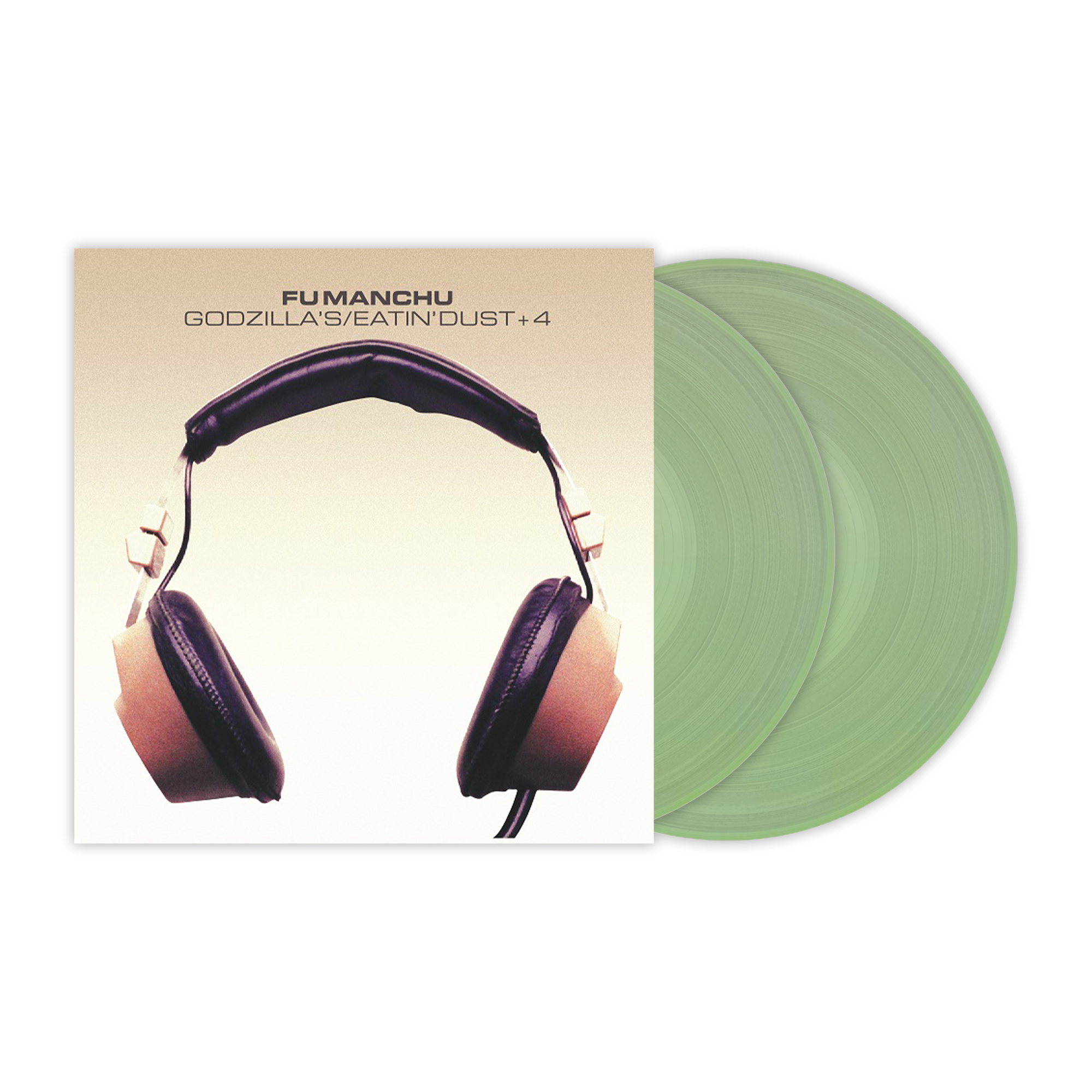 FU MANCHU ‘GODZILLA'S/EATIN DUST+4’ 2LP (Exclusive — Limited To 500, Glow In The Dark Vinyl)