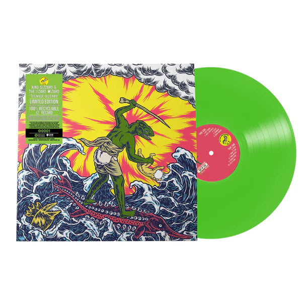 King Gizzard and The Lizard Wizard Teenage Gizzard LP Eco Green