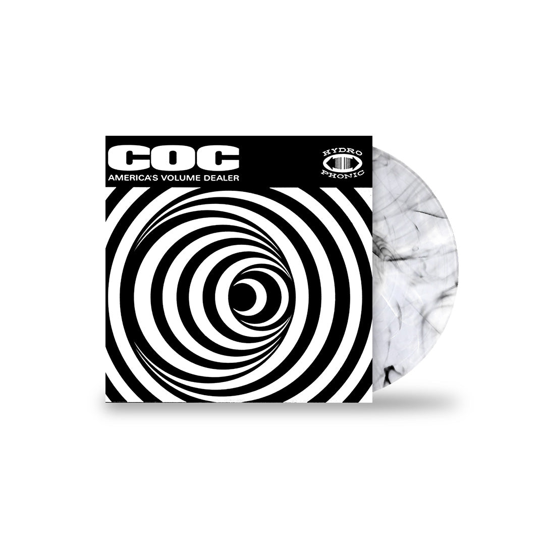 CORROSION OF CONFORMITY ‘AMERICA'S VOLUME DEALER’ LP (Limited Edition – Only 250 made, "Clear With Black and White Smoke" Vinyl)