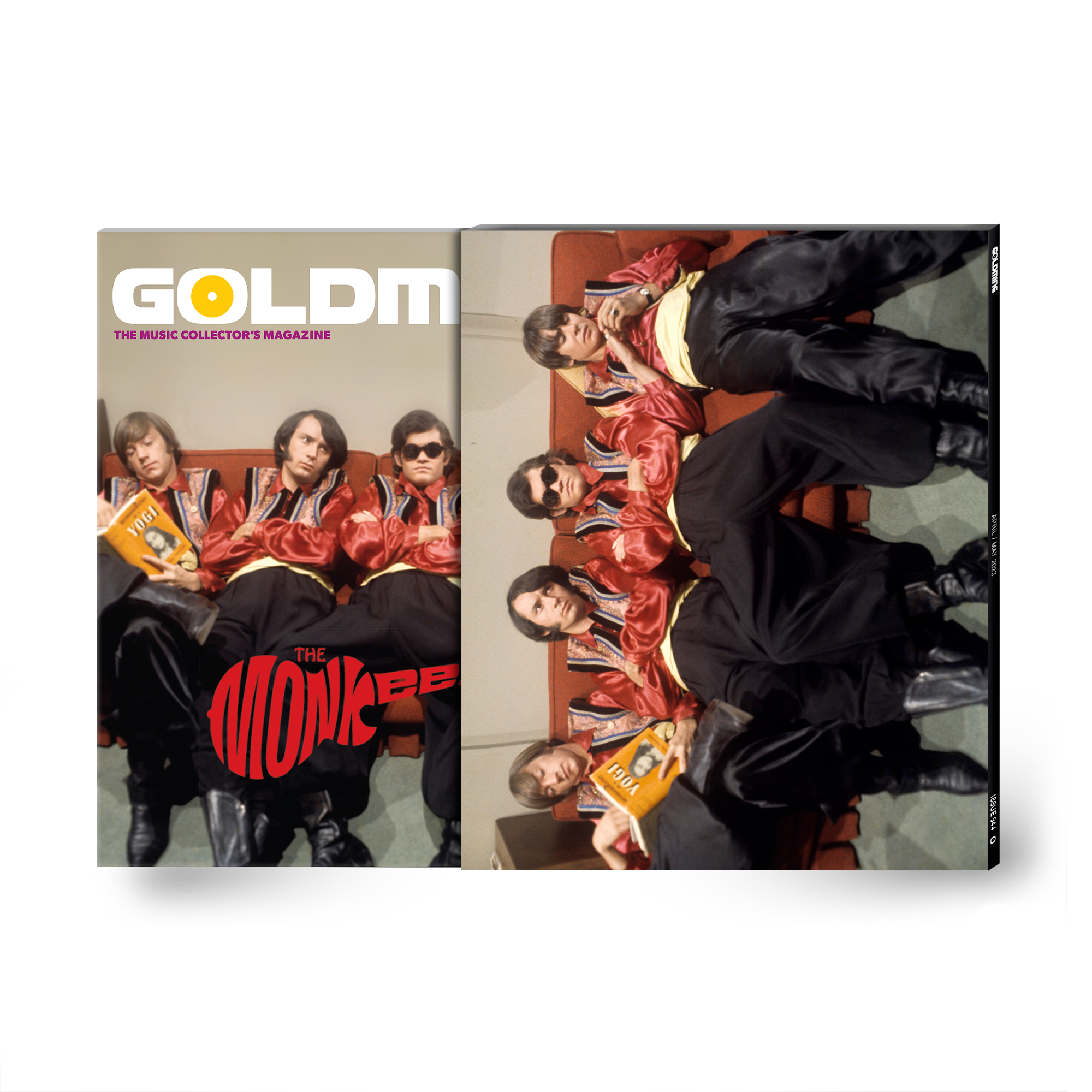 GOLDMINE MAGAZINE: APRIL/MAY 2023 ISSUE ALT COVER FEATURING MONKEES - HAND-NUMBERED SLIPCASE + PRINT