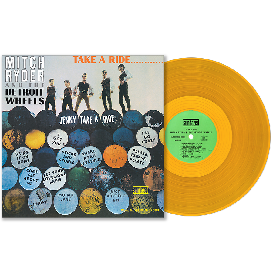 MITCH RYDER & THE DETROIT WHEELS 'TAKE A RIDE...' GOLD LP