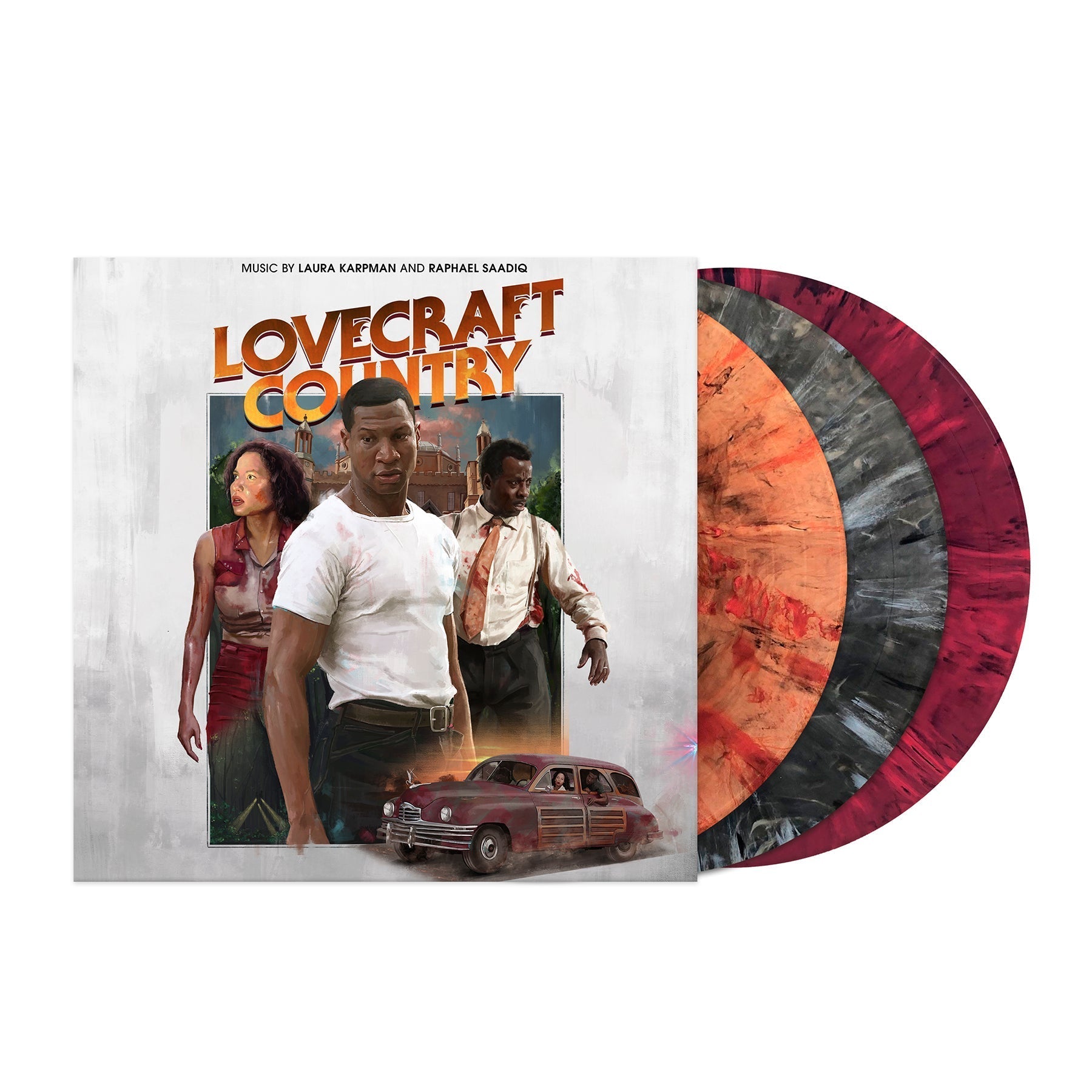 LOVECRAFT COUNTRY SOUNDTRACK 3LP (Color Vinyl, Music by Laura Karpman & Raphael Saadiq)