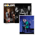 GOLDMINE MAGAZINE:  OCT/NOV 2022 ISSUE ALT COVER FEATURING THE ROLLING STONES - HAND-NUMBERED SLIPCASE & PHOTO PRINT