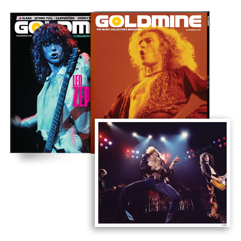 GOLDMINE x ZEPPELIN APR/MAY 2022 ALTERNATE COVER ISSUE WITH HAND-NUMBERED SLIPCASE & EXCLUSIVE PHOTO PRINT - LIMITED TO 200