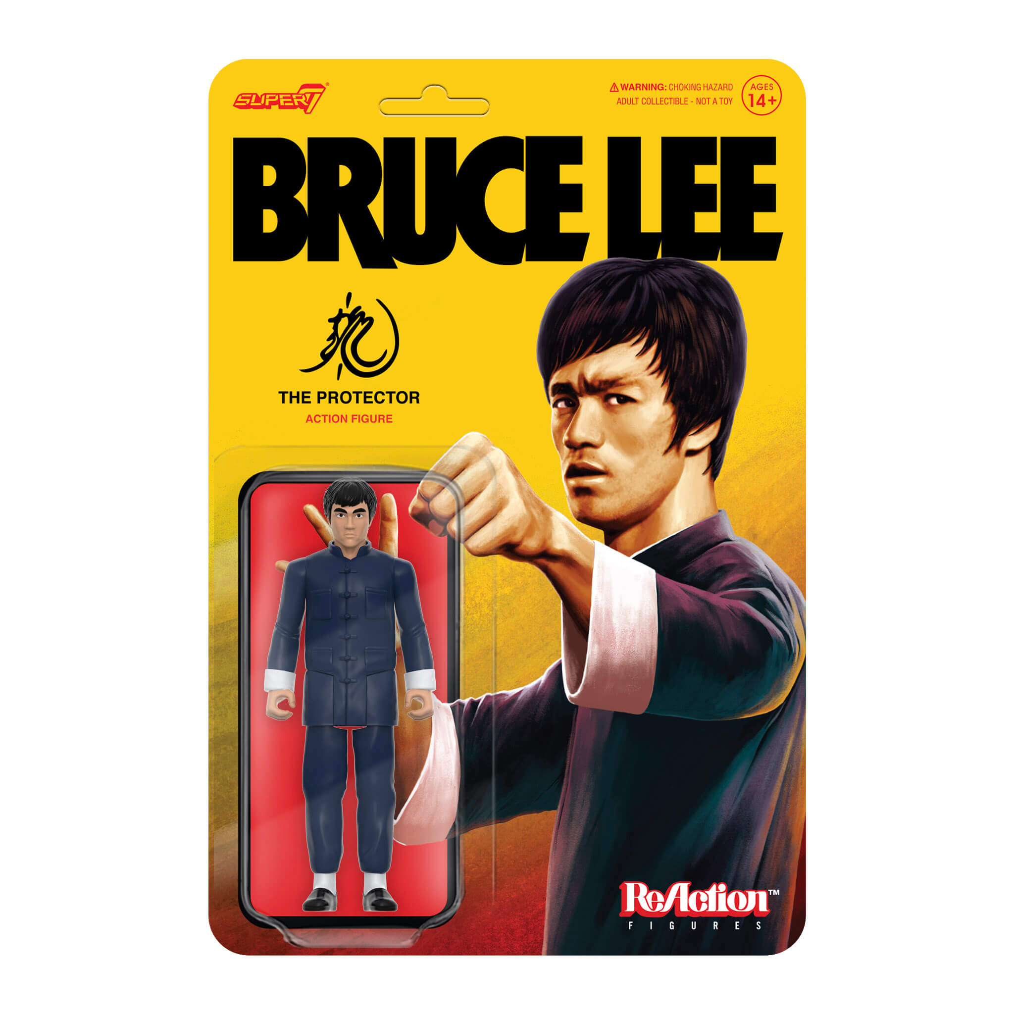 BRUCE LEE REACTION FIGURE WAVE 1 (THE PROTECTOR)