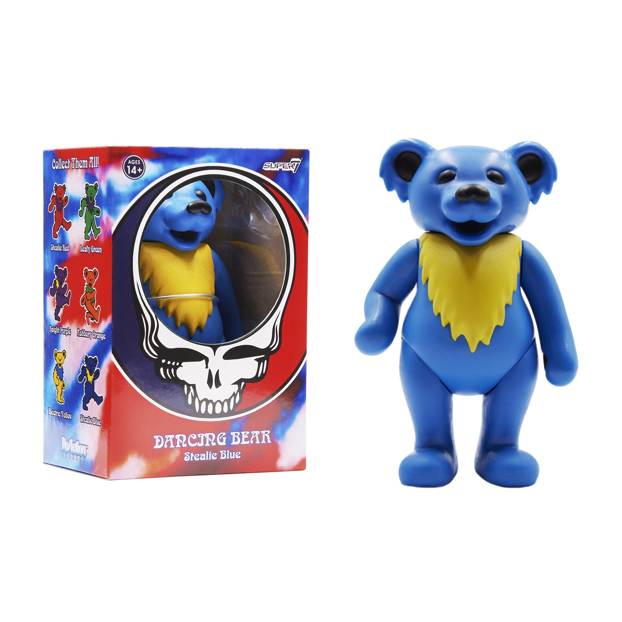 SUPER7 REACTION GRATEFUL DEAD W2 DANCING BEARS SET