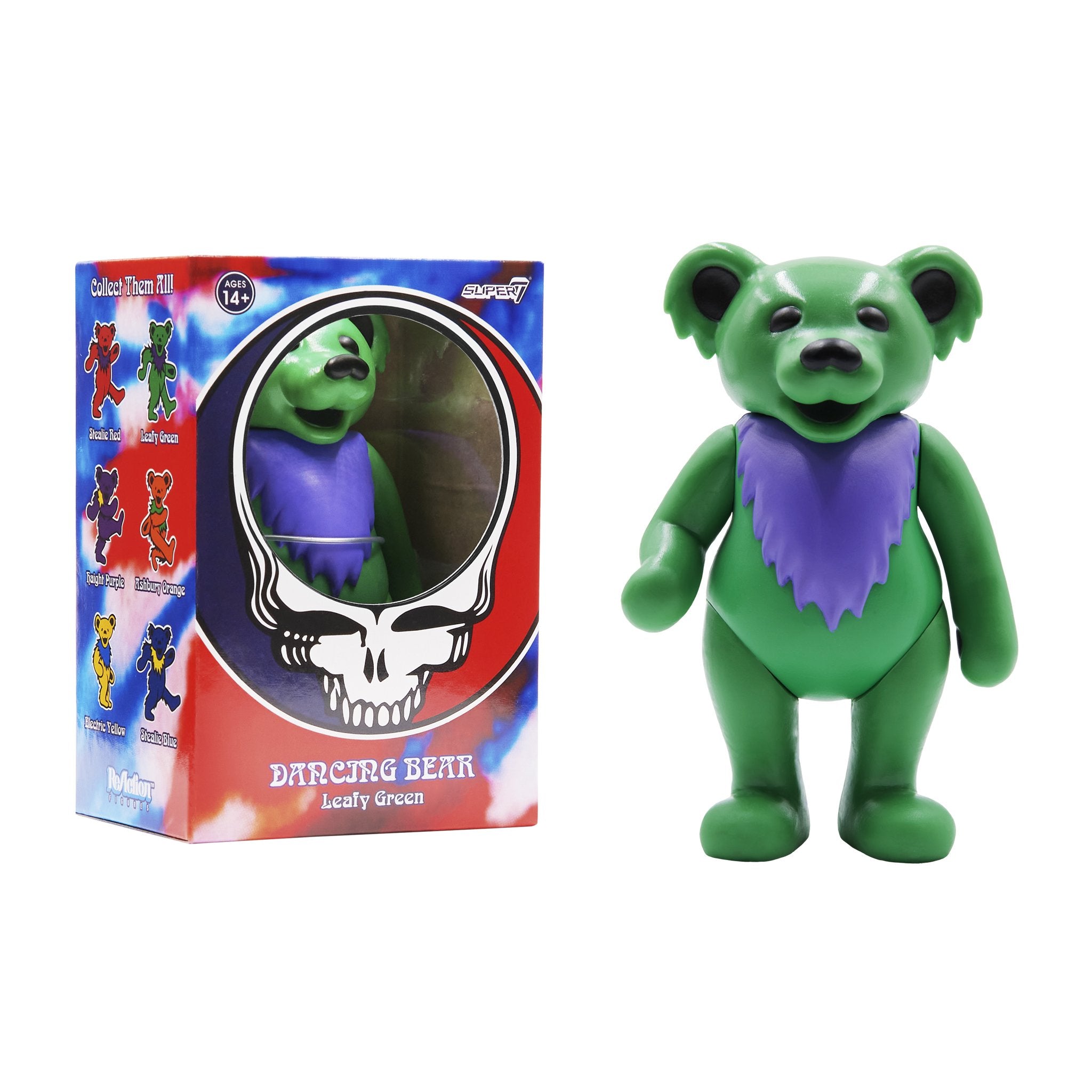 SUPER7 REACTION GRATEFUL DEAD W2 DANCING BEARS SET