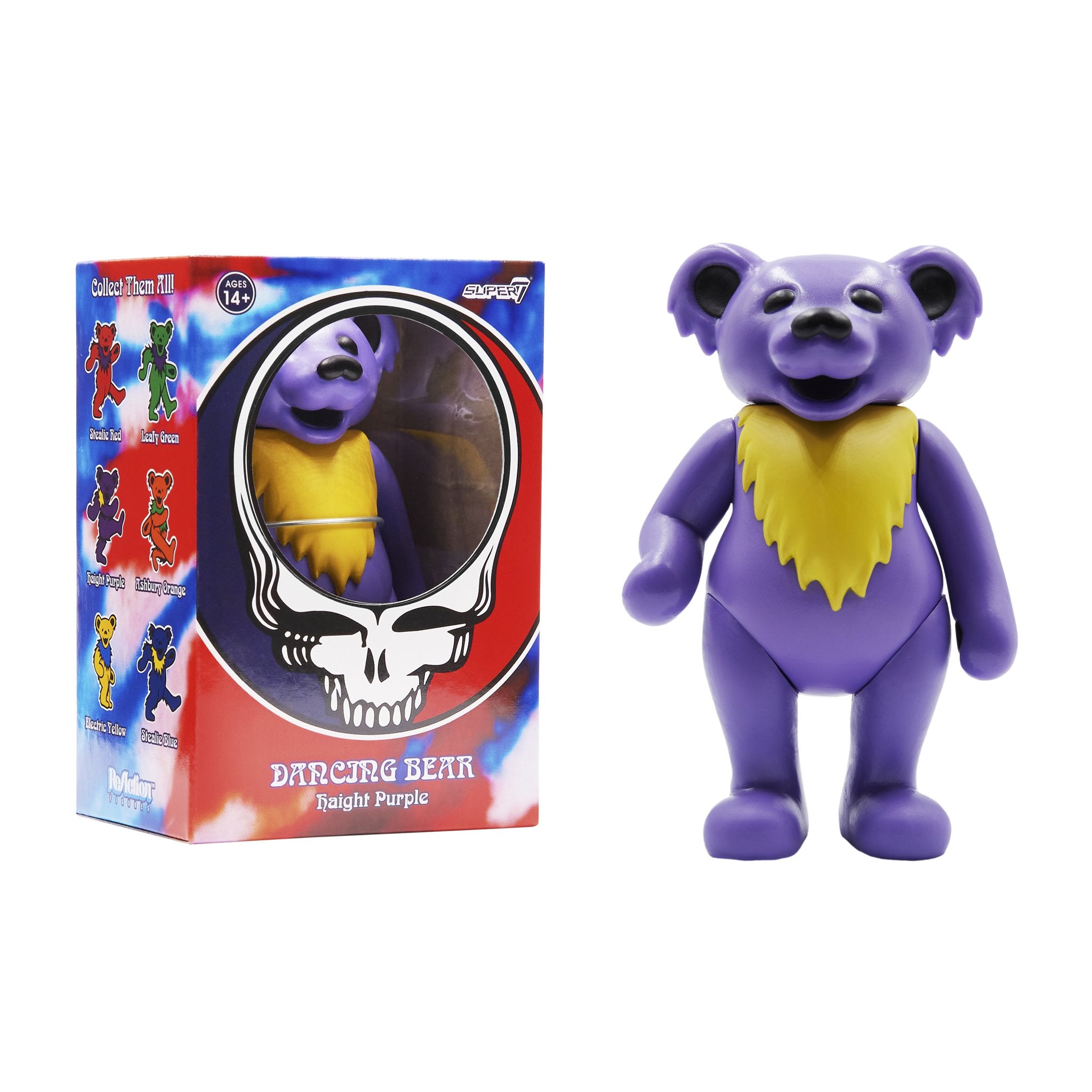 SUPER7 REACTION GRATEFUL DEAD W2 DANCING BEARS SET