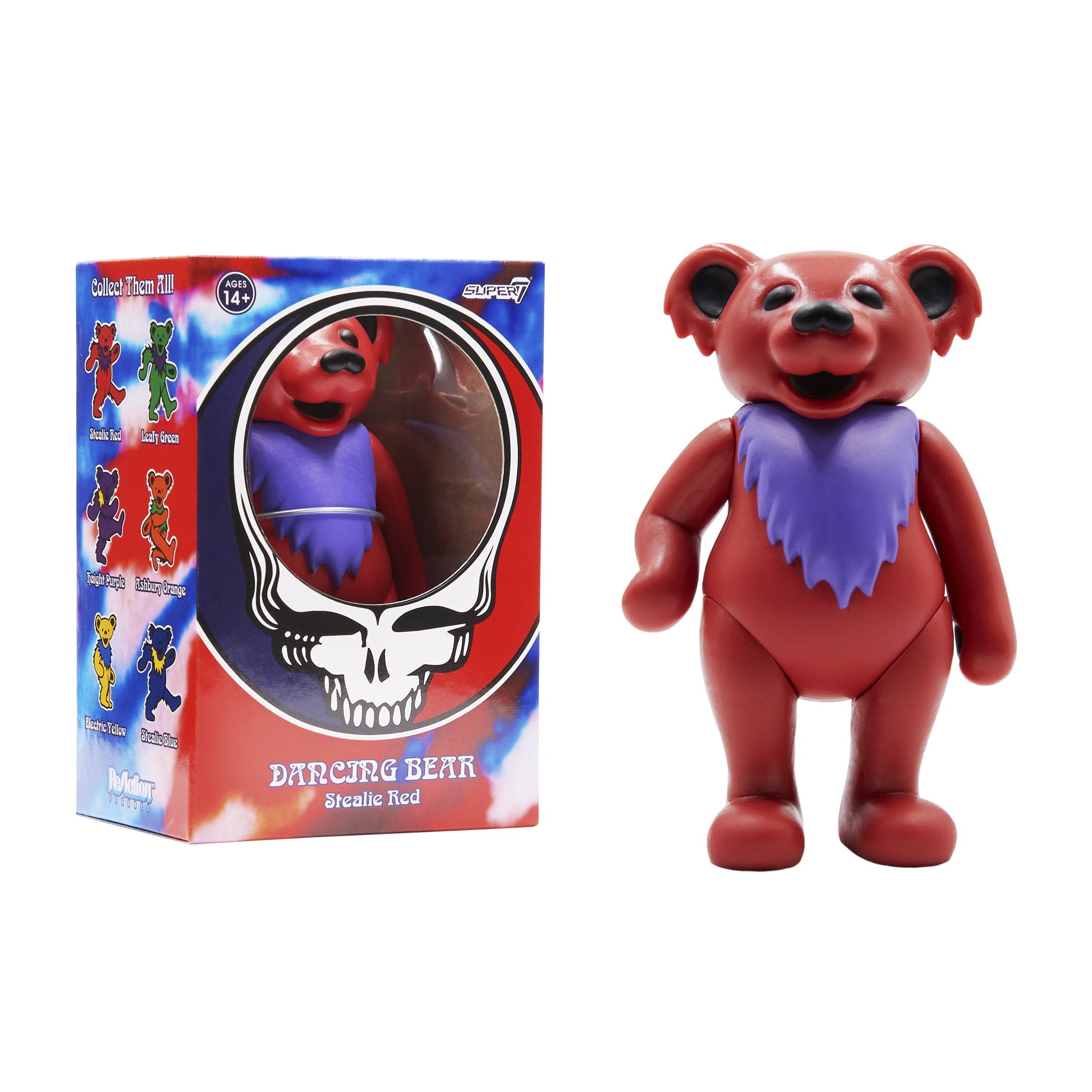 SUPER7 REACTION GRATEFUL DEAD W2 DANCING BEARS SET