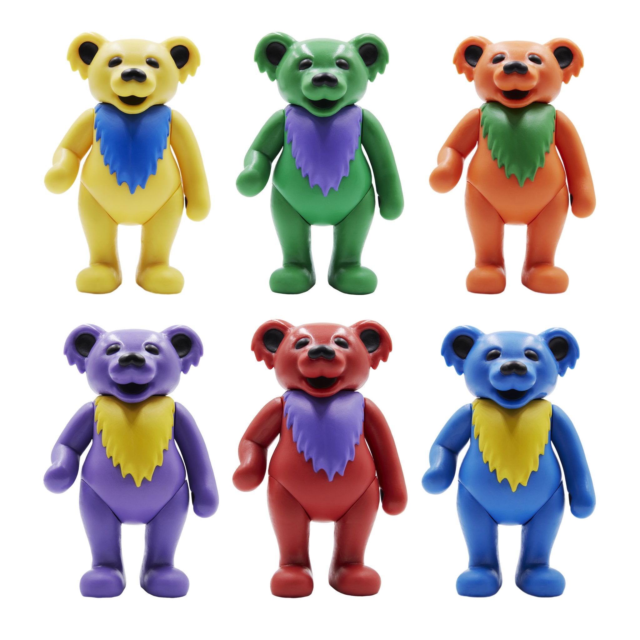 SUPER7 REACTION GRATEFUL DEAD W2 DANCING BEARS SET