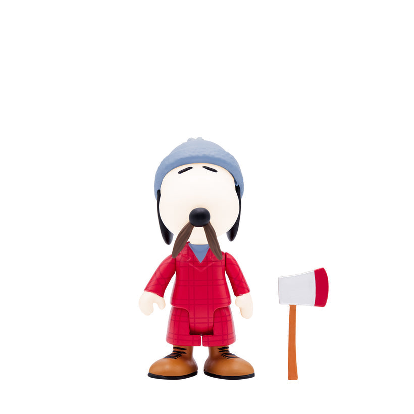PEANUTS REACTION FIGURE WAVE 5 - LUMBERJACK SNOOPY