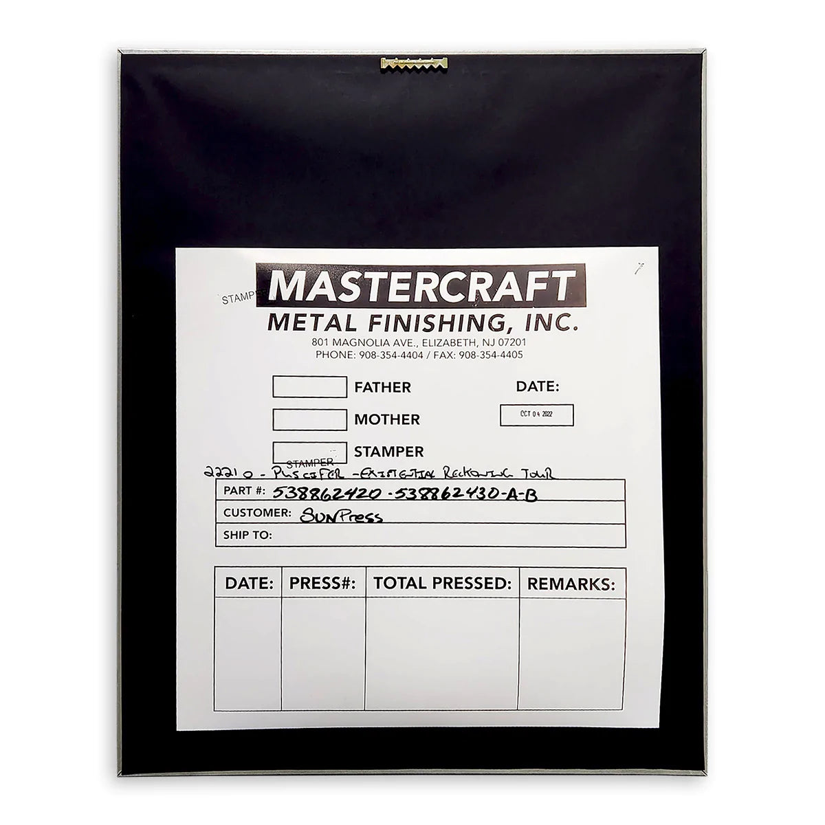 Framed Record Stamper- Puscifer Existential Reckoning Tour Edition Disc One, Side B