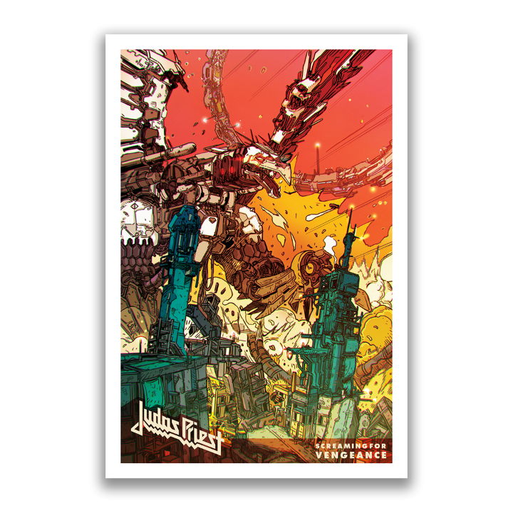 JUDAS PRIEST 'SCREAMING FOR VENGEANCE' GRAPHIC NOVEL DELUXE EDITION